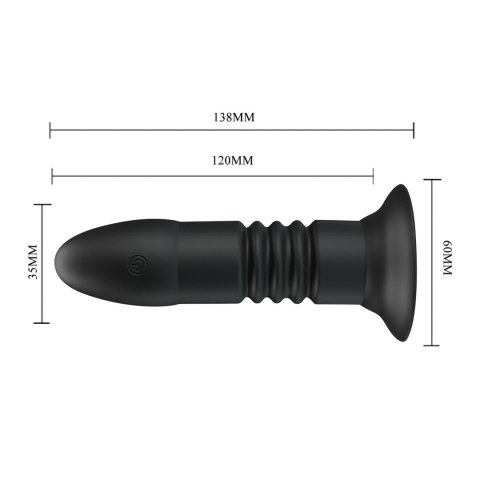 MR PLAY - VIBRATING ANAL PLUG 4 vibrations 4 thrusting Remote Control MR PLAY - VIBRATING ANAL PLUG 4 vibrations 4 thrusting Remote Control