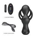 MR PLAY - VIBRATING ANAL PLUG with RING - Remote Control 12 functions MR PLAY - VIBRATING ANAL PLUG with RING - Remote Control 12 functions