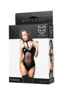 Wetlook body Sherrie - black XL
