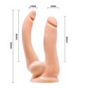 BAILE- BRAVE HER WITH TWO CUNS, Vibration Suction base BAILE- BRAVE HER WITH TWO CUNS, Vibration Suction base