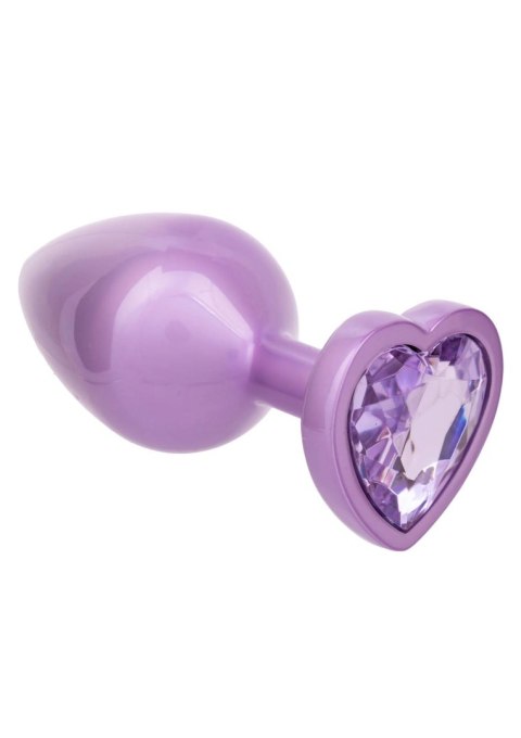 Diamond Heart Plug Large Purple