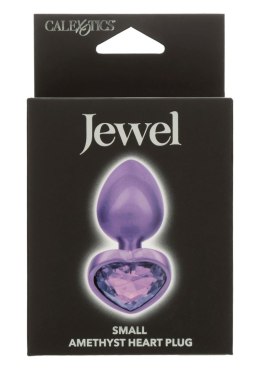 Diamond Heart Plug Small Purple