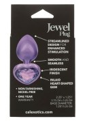 Diamond Heart Plug Small Purple
