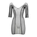 Duo Net Sleeved Mini Dress - One Size