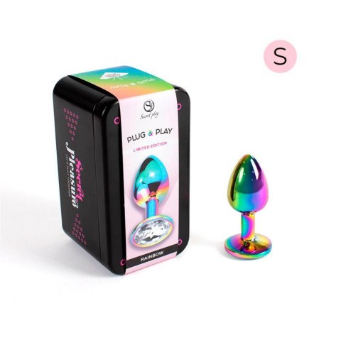 RAINBOW METAL BUTT PLUG RAINBOW METAL BUTT PLUG