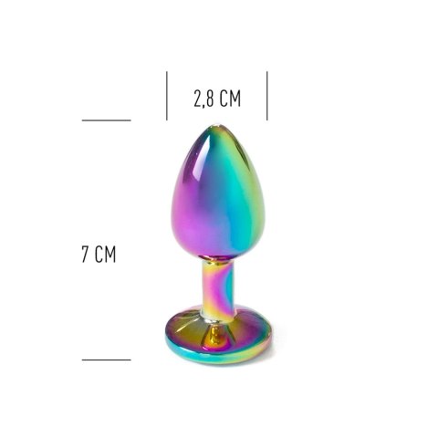 RAINBOW METAL BUTT PLUG RAINBOW METAL BUTT PLUG