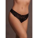 Claire - Elastic Lace Brief with Golden Details - One Size