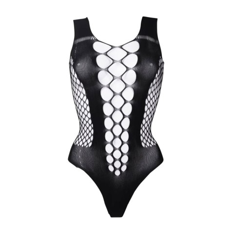 Contrast Fence Net Teddy - One Size