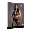 Criss Cross Neck Bodystocking - Plus Size
