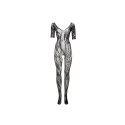 Lace Sleeved Bodystocking - One Size