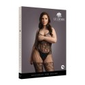 Lace and Fishnet Bodystocking - Plus Size