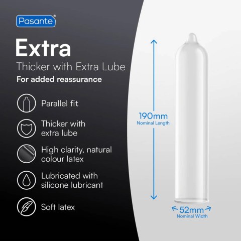 Pasante Extra Condoms 12 psc Pasante Extra Condoms 12 psc