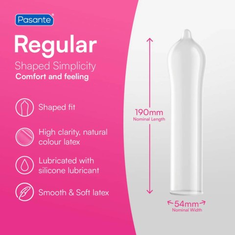 Pasante Regular Condoms 3 pcs Pasante Regular Condoms 3 pcs