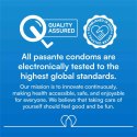 Pasante Ribbed/Passion Condoms 3 pcs