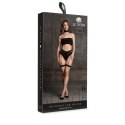 Ananke XII - Three Piece with Choker, Bandeau Top and Pantie with Garters - One Size Ananke XII - Three Piece with Choker, Bandeau Top and Pantie with Garters - One Size