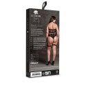 Ananke XII - Three Piece with Choker, Bandeau Top and Pantie with Garters - Plus Size Ananke XII - Three Piece with Choker, Bandeau Top and Pantie with Garters - Plus Size
