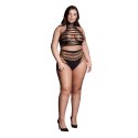 Carpo XLVI - Two Piece with Turtleneck, Crop Top and Pantie - Plus Size Carpo XLVI - Two Piece with Turtleneck, Crop Top and Pantie - Plus Size