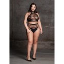 Carpo XLVI - Two Piece with Turtleneck, Crop Top and Pantie - Plus Size Carpo XLVI - Two Piece with Turtleneck, Crop Top and Pantie - Plus Size