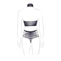 Carpo XLVI - Two Piece with Turtleneck, Crop Top and Pantie - Plus Size Carpo XLVI - Two Piece with Turtleneck, Crop Top and Pantie - Plus Size
