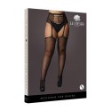 High-Waist Garterbelt Stockings - Plus Size