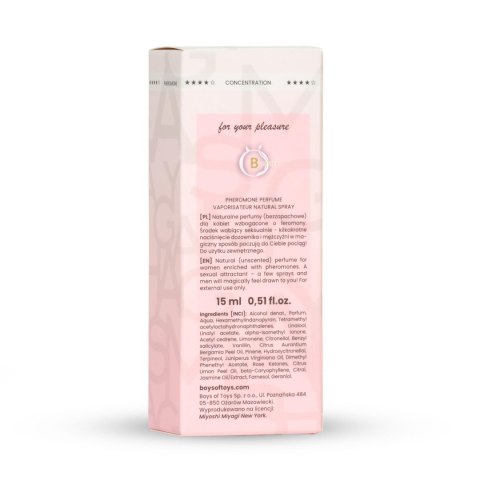 Miyoshi Miyagi PURE feromon parfumes 15ml FEMME