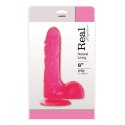Dildo-JELLY DILDO REAL RAPTURE PINK 8"""""""""""""""" Dildo-JELLY DILDO REAL RAPTURE PINK 8""""""""""""""""