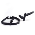 Cintura doppio fallo strap-on Black Cintura doppio fallo strap-on Black