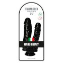 Dildo- Romolo e Remo Black 7.5"""" Dildo- Romolo e Remo Black 7.5""""