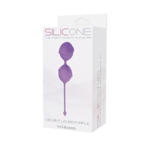 Kulki-PALLINE DELIGHT PUSSY LICHEE SILICONE PURPLE Kulki-PALLINE DELIGHT PUSSY LICHEE SILICONE PURPLE