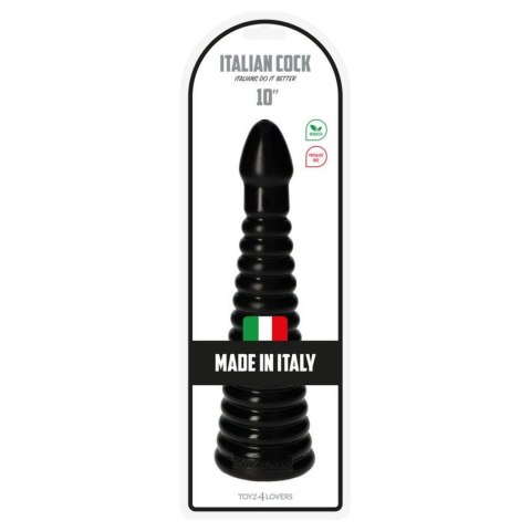 Plug-Italian Cock 10""Black Plug-Italian Cock 10""Black