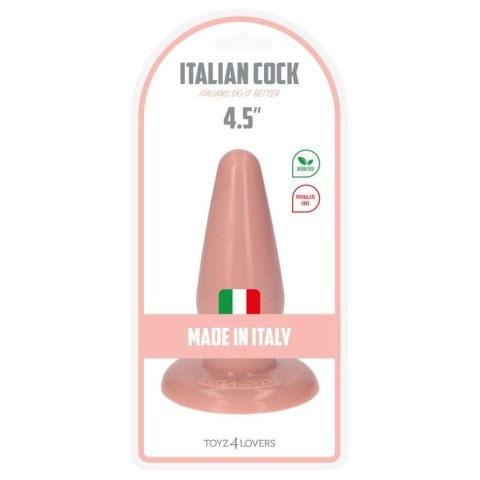 Plug-Italian Cock 4.5""Flesh Plug-Italian Cock 4.5""Flesh