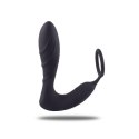 Stimolatore prostatico vibrante con anello fallico Stimolatore prostatico vibrante con anello fallico