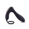 Stimolatore prostatico vibrante con anello fallico Stimolatore prostatico vibrante con anello fallico