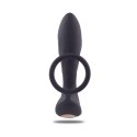 Stimolatore prostatico vibrante con anello fallico Stimolatore prostatico vibrante con anello fallico