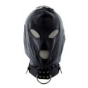 Maska-Bondage Hook Mask+Collar BLACK Maska-Bondage Hook Mask+Collar BLACK