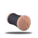 Masturbator- Doppio Masturbatore maschile vagina e ano Deep Black Masturbator- Doppio Masturbatore maschile vagina e ano Deep Black