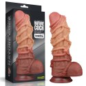 10.5'' Dual layered Platinum Silicone Cock with Rope 10.5'' Dual layered Platinum Silicone Cock with Rope