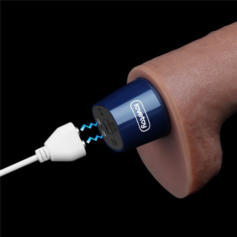 10.5" REAL SOFTEE Rechargeable Silicone Vibrating Dildo 10.5" REAL SOFTEE Rechargeable Silicone Vibrating Dildo