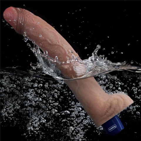 11" REAL SOFTEE Rechargeable Silicone Vibrating Dildo 11" REAL SOFTEE Rechargeable Silicone Vibrating Dildo
