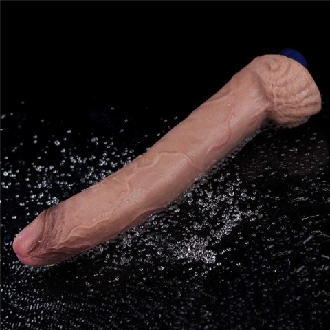 11" REAL SOFTEE Rechargeable Silicone Vibrating Dildo 11" REAL SOFTEE Rechargeable Silicone Vibrating Dildo