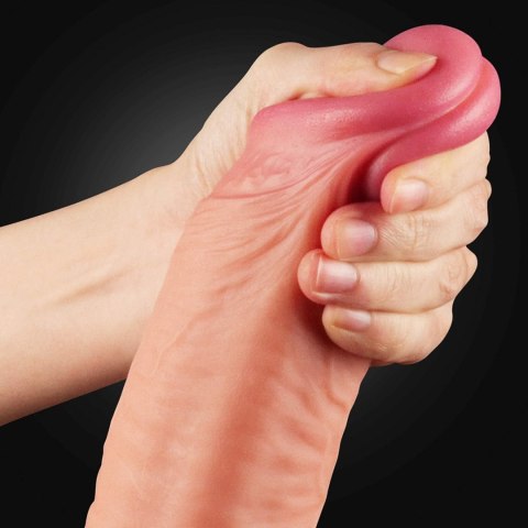 12"" Dual Layered Platinum Silicone Cock 12"" Dual Layered Platinum Silicone Cock