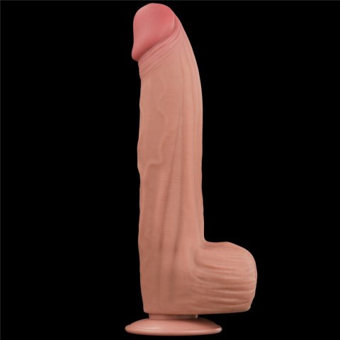 12'' King Sized Sliding Skin Dual Layer Dong 12'' King Sized Sliding Skin Dual Layer Dong
