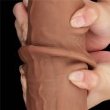 13.5'' King Sized Sliding Skin Dual Layer Dong Brown 13.5'' King Sized Sliding Skin Dual Layer Dong Brown