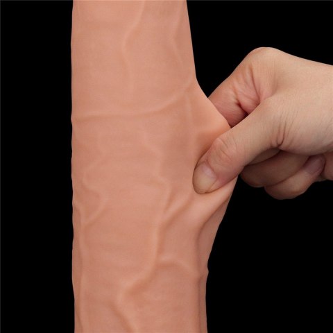 13.5'' King Sized Sliding Skin Dual Layer Dong 13.5'' King Sized Sliding Skin Dual Layer Dong