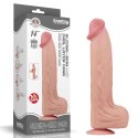 14'' King Sized Sliding Skin Dual Layer Dong 14'' King Sized Sliding Skin Dual Layer Dong