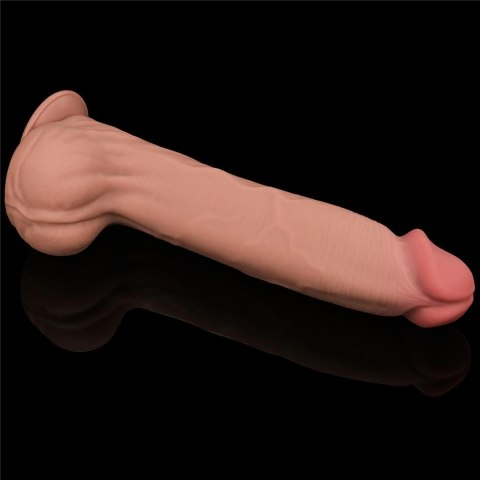 14'' King Sized Sliding Skin Dual Layer Dong 14'' King Sized Sliding Skin Dual Layer Dong
