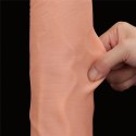 14'' King Sized Sliding Skin Dual Layer Dong 14'' King Sized Sliding Skin Dual Layer Dong