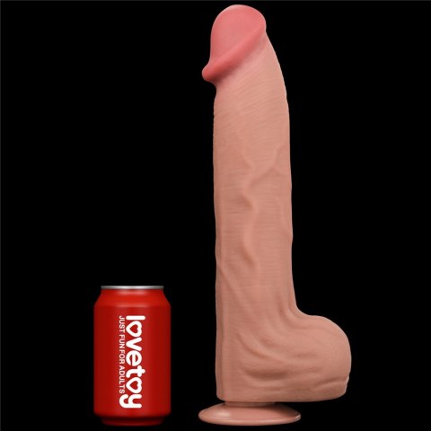 14'' King Sized Sliding Skin Dual Layer Dong 14'' King Sized Sliding Skin Dual Layer Dong
