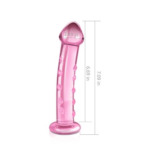 7.5"" Glass Romance Pink 7.5"" Glass Romance Pink