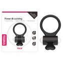 Power Clit Silicone Cockring Black Power Clit Silicone Cockring Black